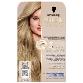 Schwarzkopf Schwarzkopf Creme Supreme 9-16 Licht Blond (1 stuk)