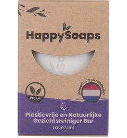 HappySoaps Happysoaps Gezichtreiniger bar lavendel (70g)