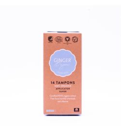 Ginger Organic Ginger Organic Tampon super met applicator (14st)