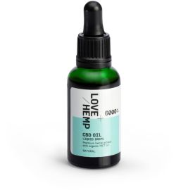 Love Hemp Love Hemp 6000mg 20% CBD Oil Drops 30ml Natural (30ml)