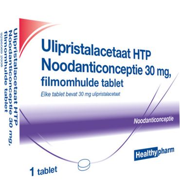 Htp Ulipristalacetaat HTP Noodanticonceptie 30mg (1 st) 1 st