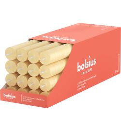 Bolsius Nederland B.V. Bolsius Nederland B.V. Shine rustiek tafelkaars 270/23 doos 16 Oat Beige (16 stuks)