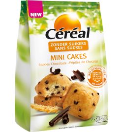 Céréal Céréal Mini Cakes Stukjes Chocolade (7 X 25 gr)