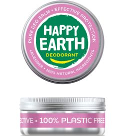Happy Earth Happy Earth Pure deodorant balm lavender (45 gr)