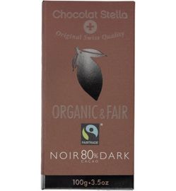 Chocolat Stella Chocolat Stella Dark 80% (100 gram)