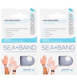 Sea Band Sea Band Polsband voor Volwassen 2 paar (2x2 stuks)