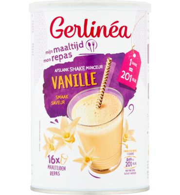 Gerlinéa Afslank Maaltijdshake Vanille smaak (pot) (436GR) 436GR