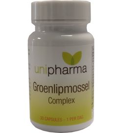 Unipharma Unipharma Groenlipmossel Complex (30caps)