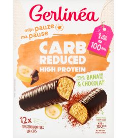Gerlinéa Gerlinéa Carb Reduced - High Protein Repen Banaan Chocolade (372 gr)