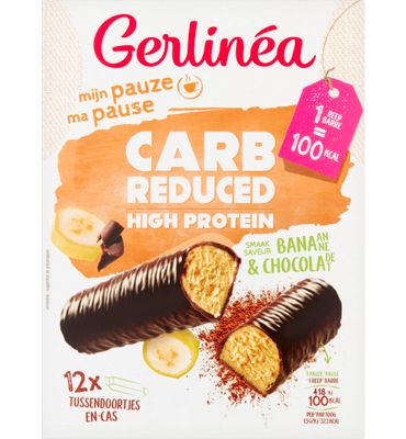Gerlinéa Carb Reduced -  High Protein Repen Banaan Chocolade (372g) 372g