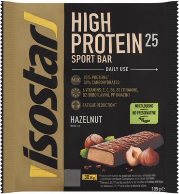 Isostar High Protein reep Hazelnoot (105G) 105G