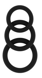 null Shots Sono Cockring Set Black Nr 25