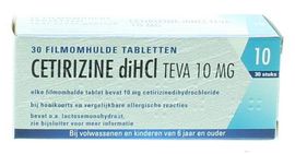 Teva Teva Cetirizine 10 Mg