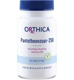 Orthica Orthica Vitamine B5 pantotheenzuur-250 (90tb)