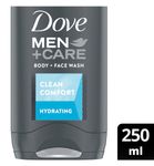Dove Men showergel clean comfort (2 (250ml) 250ml thumb