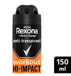 Rexona Deodorant spray workout high impact (150ml) 150ml thumb