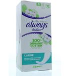 Always Dailies cotton protection inlegkruisjes large (32st) 32st thumb