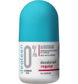 Koopjes Drogisterij Deoleen Deodorant roller 0% regular (50ml) aanbieding