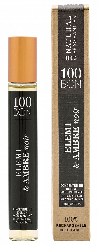 15ml 100BON Eau De Parfum Elemi Et Ambre Noir