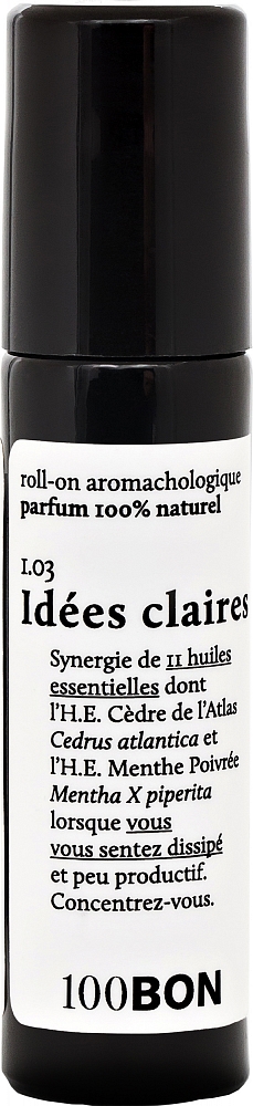 100bon Aromacology Idees Claires Roll-on