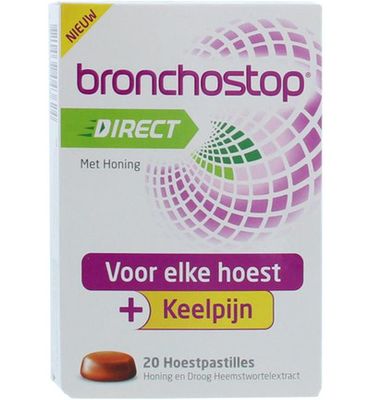 Bronchostop Direct pastilles honing (20st) 20st