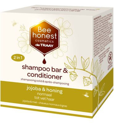 Bee Honest Shampoobar jojoba & honing (80g) 80g