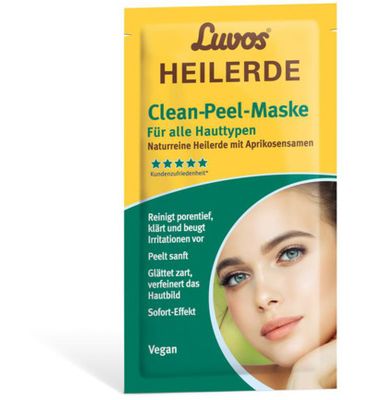 Luvos Heilaarde clean-peel masker alle huidtypes 7.5ml (2st) 2st