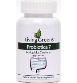 Livinggreens LivingGreens Probiotica acidophilus 7 culturen (60ca)