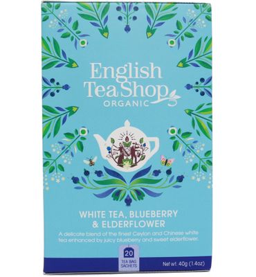 English Tea Shop White tea blueberry & elderflower bio (20bui) 20bui