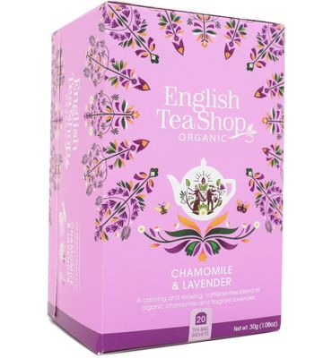English Tea Shop Chamomile & lavender tea bio (20bui) 20bui