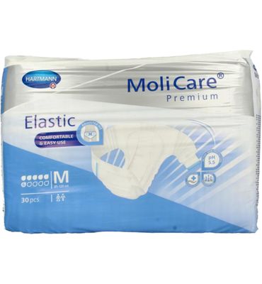 Molicare Premium elastic plus M 6 druppels (30st) 30st