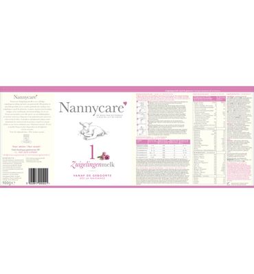 Nannycare Zuigelingenvoeding geitenmelk (900g) 900g
