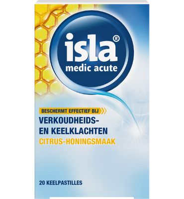 Isla Medic acute citrus honing keelpastilles (20st) 20st