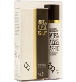 Alyssa Ashley Alyssa Ashley Musk eau de toilette 50ml & deodorant spray 100ml (set)