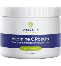 Vitakruid Vitakruid Vitamine C poeder calcium- & magnesiumascorbaat (260g)