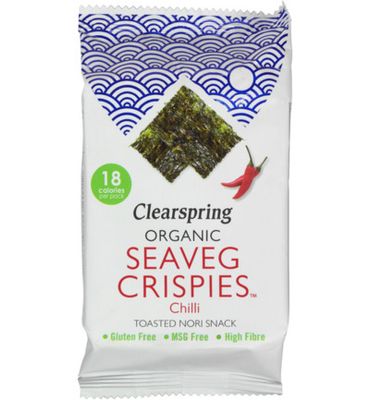 Clearspring Seaveg crispies chilli bio (4g) 4g