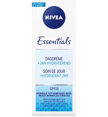 Nivea Essentials hydraterende dagcreme SPF15 norm/gem (50ml) 50ml