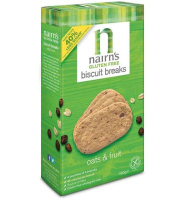 Nairns Biscuit breaks oats & fruit (160g) 160g