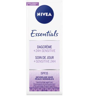 Nivea Essentials dagcreme sensitive SPF15 (50ml) 50ml