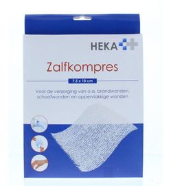 Heka Heka Zalfkompres 7.5 x 10cm steriel (6st)