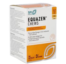 Koopjes Drogisterij Equazen Eye q chews omega 3- & 6-vetzuren (180ca) aanbieding
