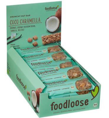 Foodloose Coco caramella verkoopdoos 24 x 35 gram bio (24st) 24st