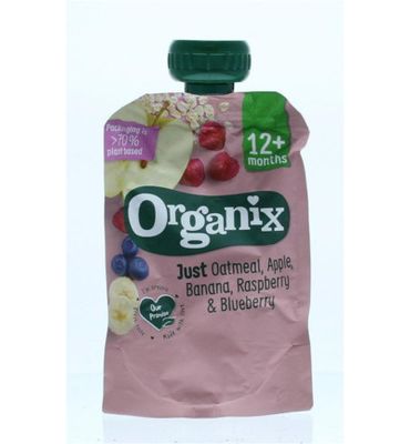 Organix Oatmeal apple banana raspberry blueberry 12+ bio (100g) 100g