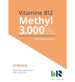 B12 Vitamins B12 Vitamins Methyl 3000 met folaat (60zt)