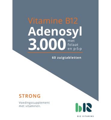 B12 Vitamins Adenosyl 3000 met folaat (60zt) 60zt