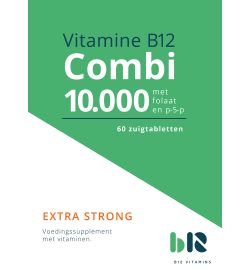 B12 Vitamins B12 Vitamins B12 Combi 10000 met folaat/P5P (60zt)