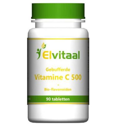 Elvitaal/Elvitum Gebufferde vitamine C 500mg (90tb) 90tb