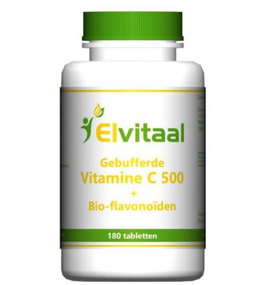 Elvitaal/Elvitum Gebufferde vitamine C 500mg (180tb) 180tb
