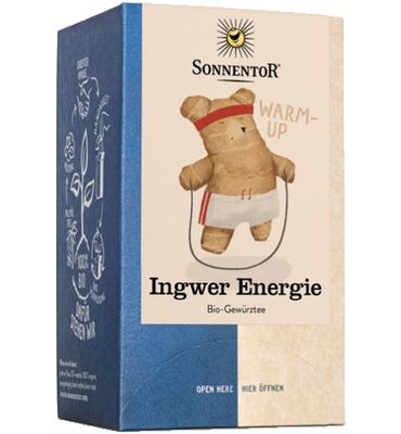 Sonnentor Gember energie thee bio (18st) 18st