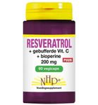 Nhp Resveratrol 200 mg/Vitamine C/Bioperine puur (60vc) 60vc thumb